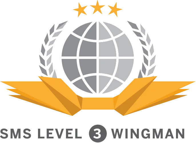 sms level 3 wingman wyvern badge