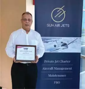 LA charter company earns Friendly Flyer Award