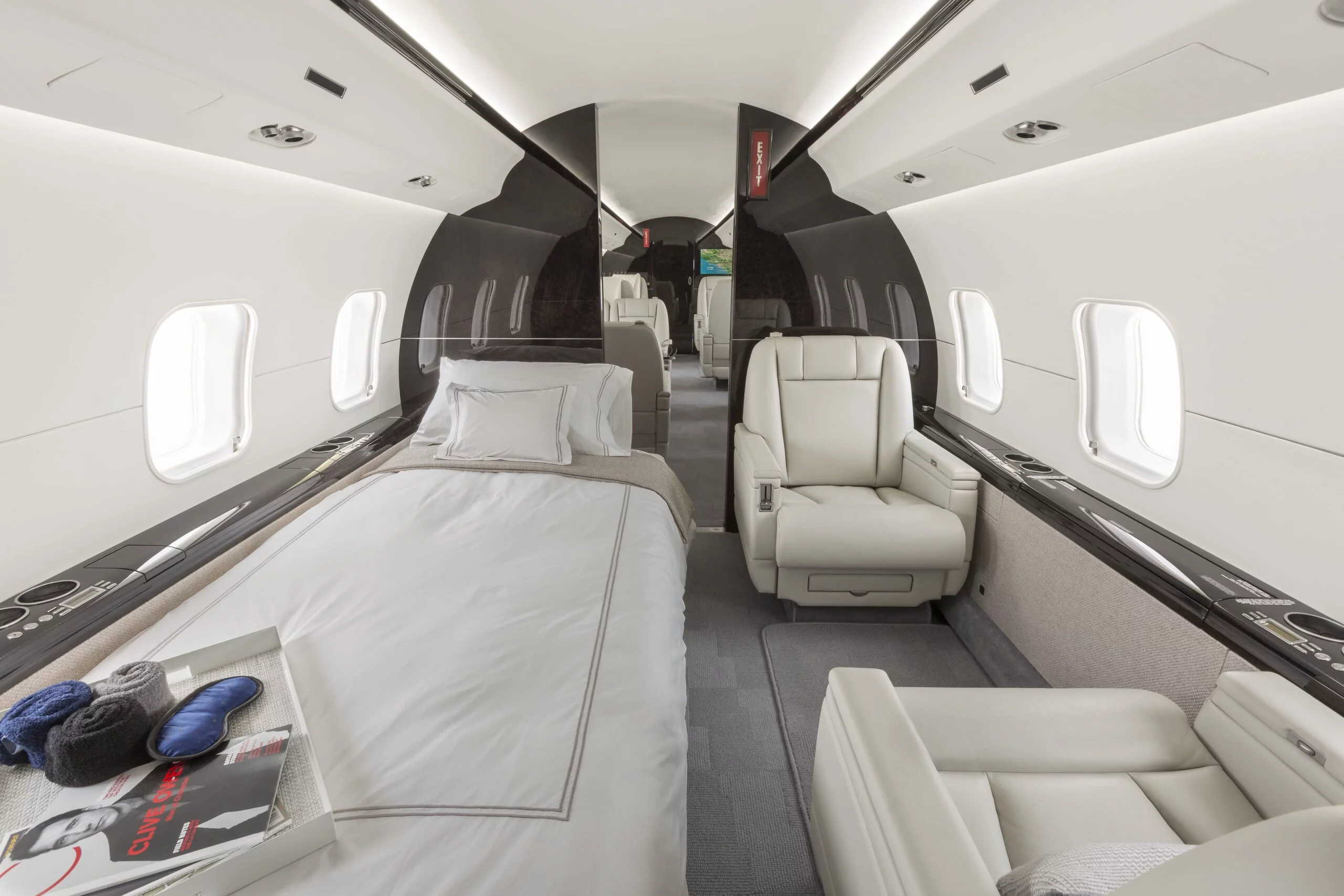 Bombardier Global Express Private Jet Interior