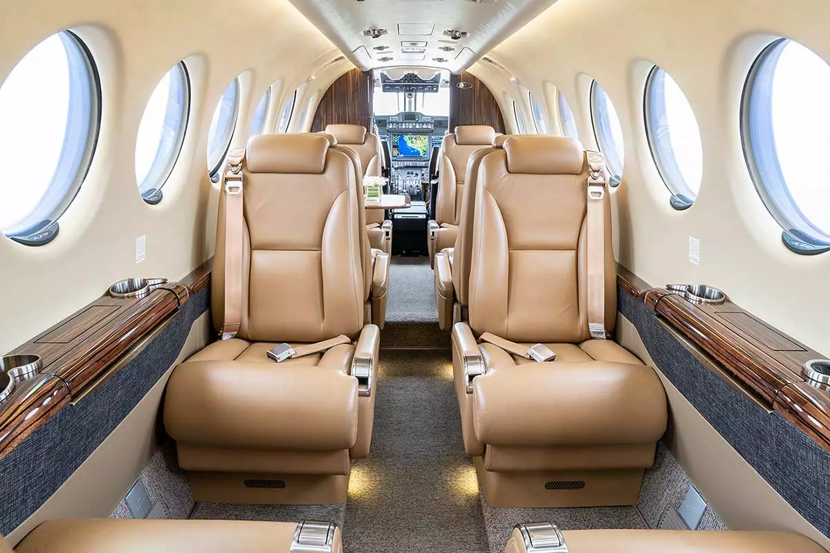 king air 350 interior