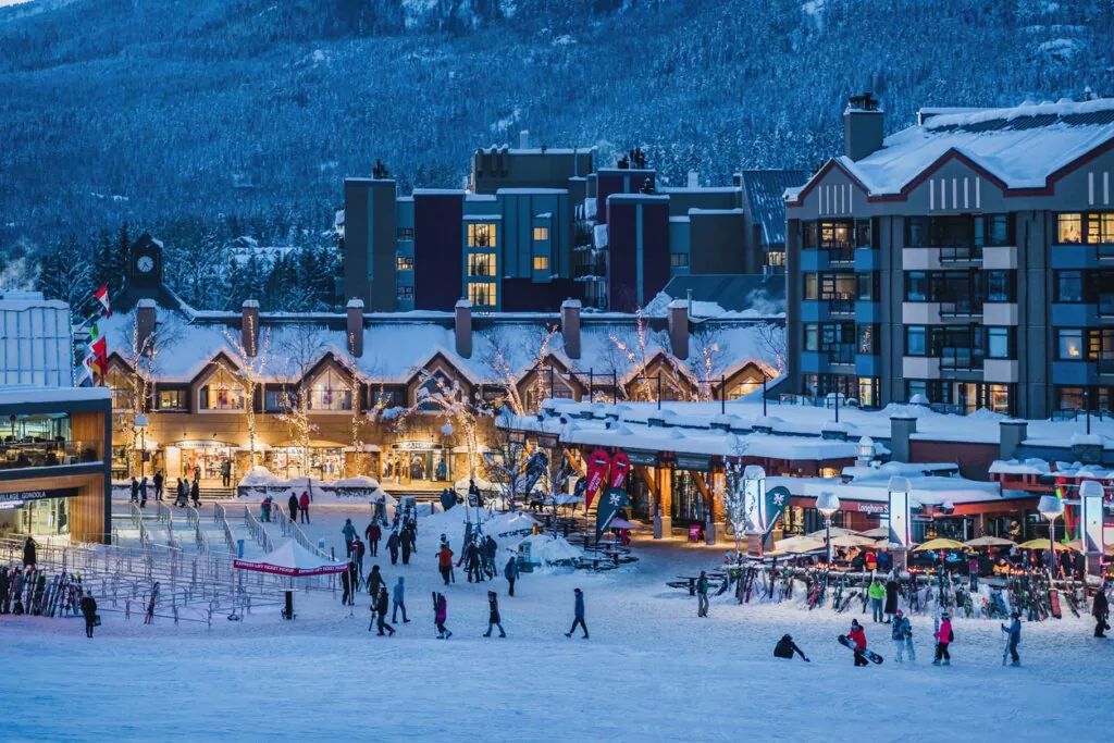 Whistler Village is one of the best winter holiday destinations