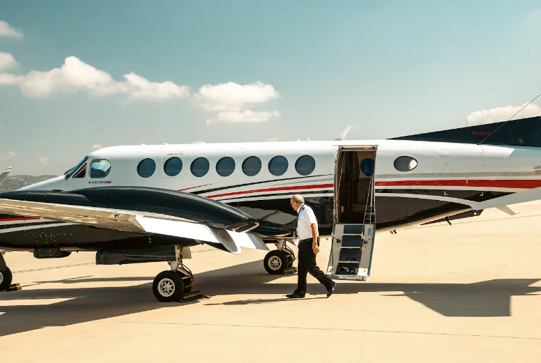 King Air is one of the many popular Types of Private Planes